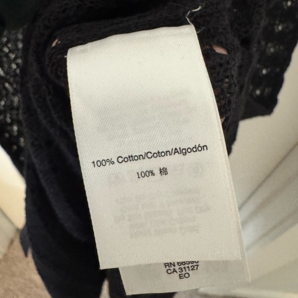 DKNY CROCHET OVERLAY MAXI DRESS - Picture 7 of 7